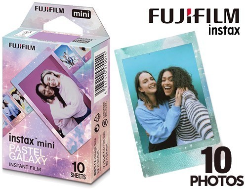 FUJI FILM  INSTAX MINI PASTEL GALAXY 10 Photos