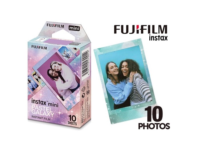 FUJI FILM  INSTAX MINI PASTEL GALAXY 10 Photos
