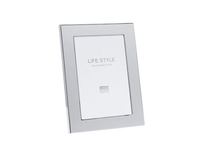 CADRE A POSER10X15 ARGENTE MAT AVEC FILET BRILLANT