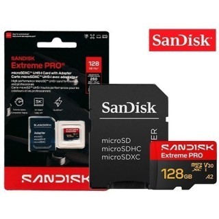 SANDISK Micro SD Extreme PRO 128Go  V30 250MB s