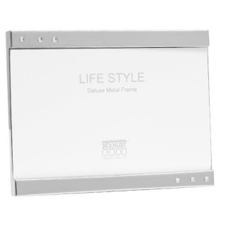 Deknudt cadre à poser avec bord argenté et joyaux S557MK