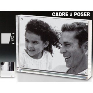 DEKNUDT CADRE A POSER BLOC PLEXI 2,5cm 13X18