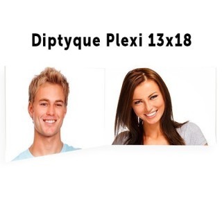 DEKNUDT DOUBLE CADRE PLEXI 13X18 HORIZONTAL