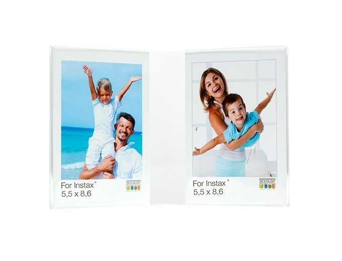 DEKNUDT DOUBLE CADRE PLEXI 5,5X8,6 INSTAX MINI VER