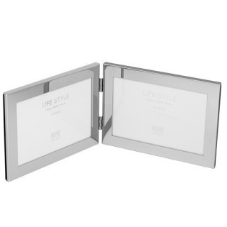 CADRE 2 PH 10X15 HORIZON COULEUR ARGENTE BRILLANT