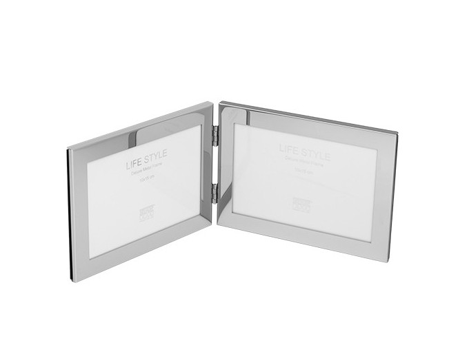 CADRE 2 PH 10X15 HORIZON COULEUR ARGENTE BRILLANT