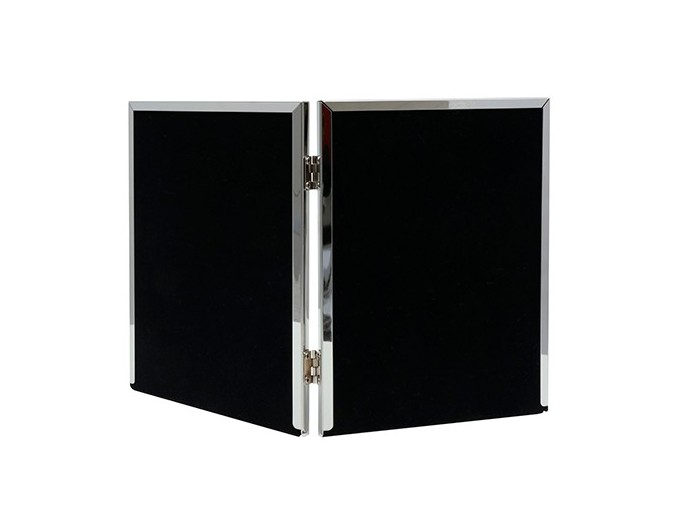 CADRE 2 PH 10X15 VERTICAL COULEUR ARGENTE BRILLANT