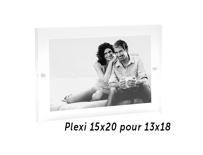 DEKNUDT CADRE PLEXI AIMANTE 2X10mm 15x20 pr 13x18