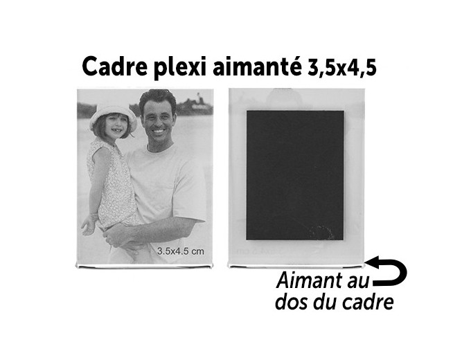 DEKNUDT CADRES PHOTO AIMANTES PR 3,5X4,5 PLEXI
