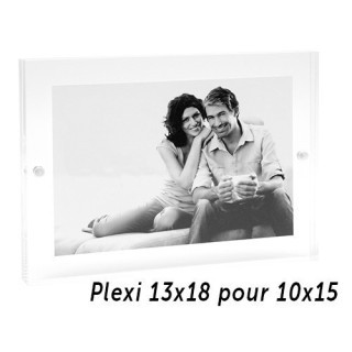 DEKNUDT CADRE PLEXI AIMANTE 2X10mm 13x18 pr 10x15