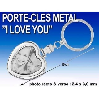 DEKNUDT PORTE-CLEFS  I LOVE YOU  COEUR