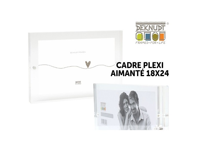 DEKNUDT CADRE PLEXI AIMANTE 2X10mm 18x24 pr 15x20