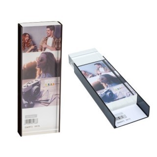 CADRE VERRE EPAIS 5X15 TRANSPARENT A POSER DOS NO