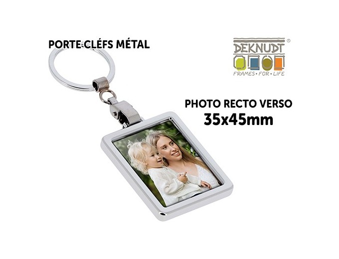 DEKNUDT PORTE-CLEFS ALU 3,5 x 4,5