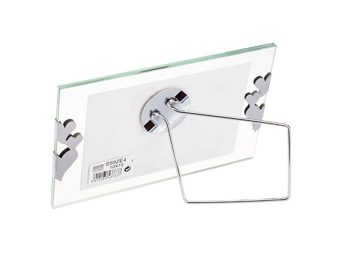 DEKNUDT CADRE A POSER EN VERRE PR 13x18 COEURS