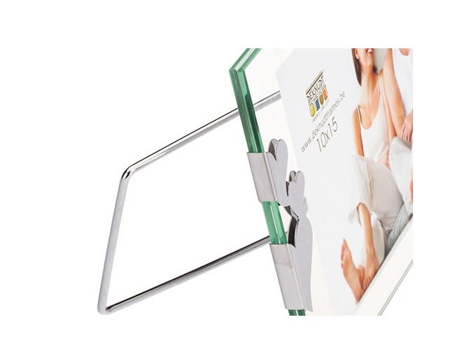 DEKNUDT CADRE A POSER EN VERRE PR 13x18 COEURS