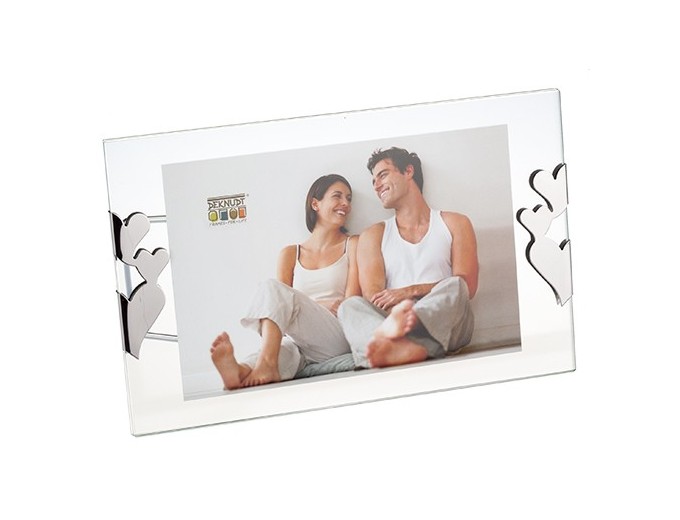 DEKNUDT CADRE A POSER EN VERRE PR 15x20 COEURS