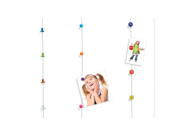 DEKNUDT CABLE150cm   6 MAGNET BOUTON