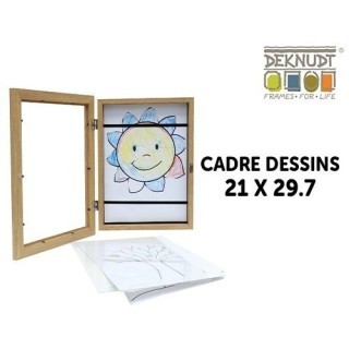 DEKNUDT CADRE 21x297 POUR DESSINS D'ENFANTS