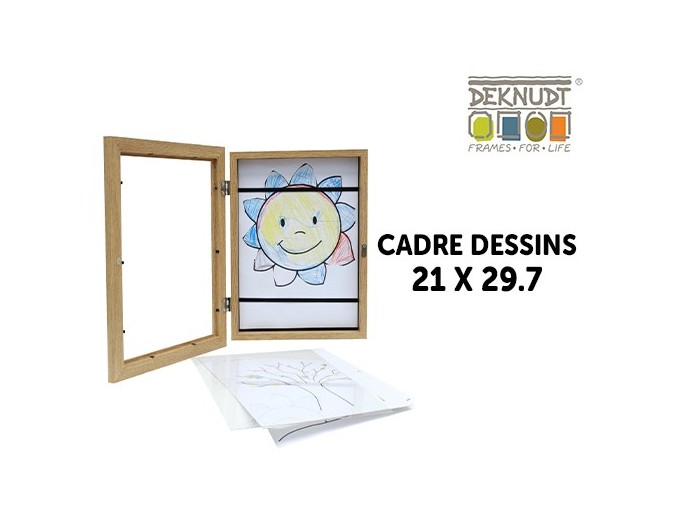 DEKNUDT CADRE 21x297 POUR DESSINS D'ENFANTS