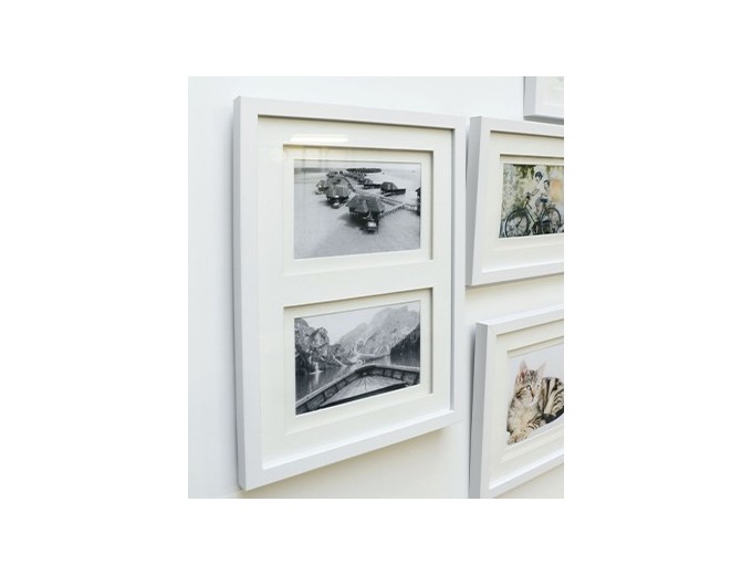 Deknudt cadre bois avec passe-partout double 2 photos S65KP2