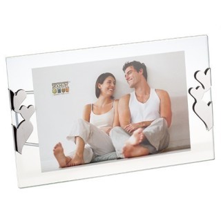 DEKNUDT CADRE A POSER EN VERRE PR 15x20 COEURS