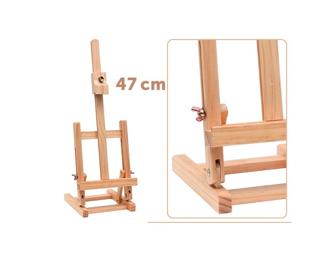 CHEVALET BOIS PIN 47cm