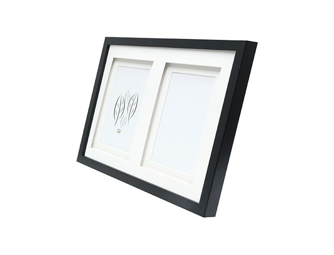 Deknudt cadre bois avec passe-partout double 2 photos S65KP2