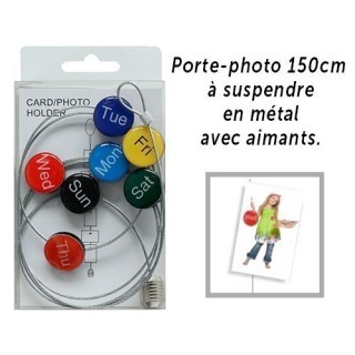 DEKNUDT CABLE150cm   6 MAGNET BOUTON