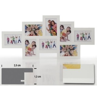 Deknudt cadre multivue 8 photos 10x15 S65SW
