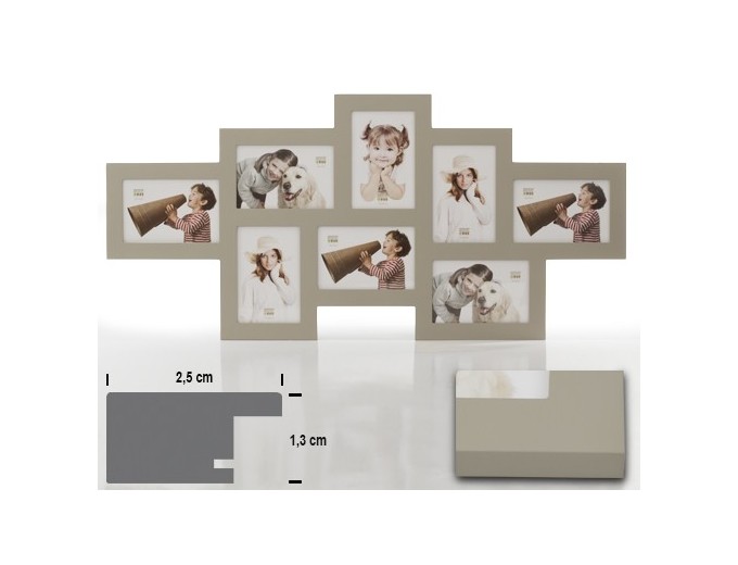 Deknudt cadre multivue 8 photos 10x15 S65SW