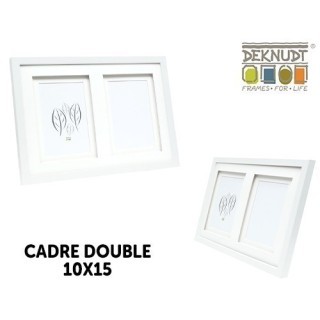 Deknudt cadre bois avec passe-partout double 2 photos S65KP2