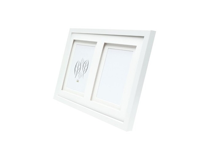 Deknudt cadre bois avec passe-partout double 2 photos S65KP2