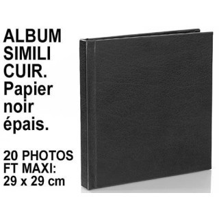 DEKNUDT ALBUM TRAD SIMILI CUIR 30X30 20 PHOTONOIR