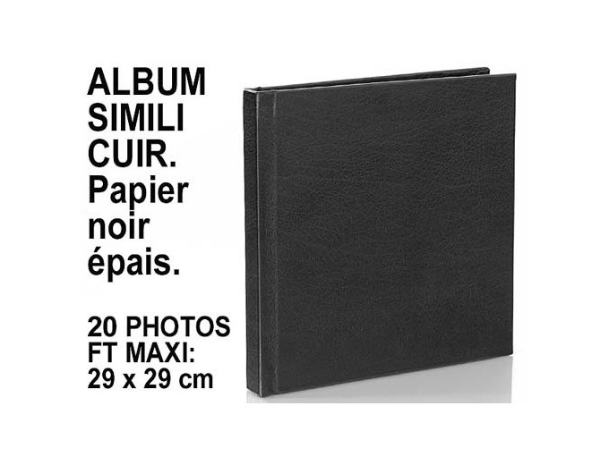 DEKNUDT ALBUM TRAD SIMILI CUIR 30X30 20 PHOTONOIR