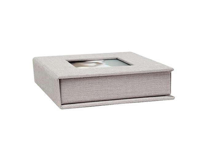 DEKNUDT COFFRET CLEF USB ET PHOTO TISSU GRIS
