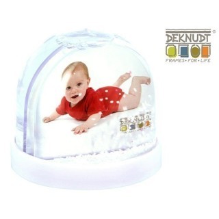 DEKNUDT BOULE DE NEIGE PHOTO 62 X 68 HAUTEUR 9CM