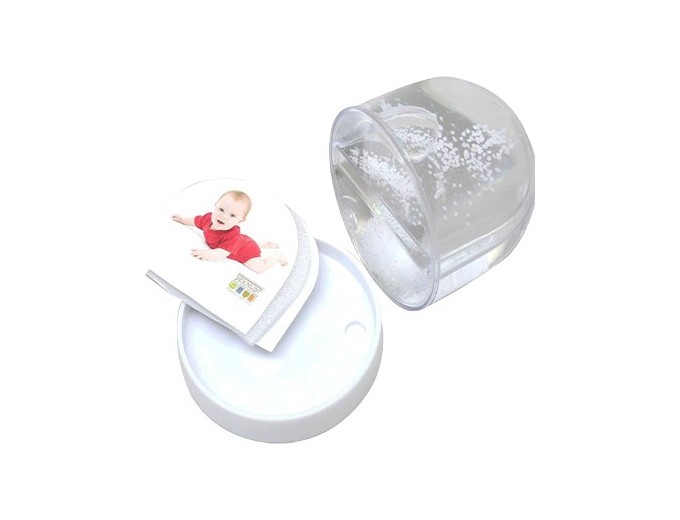 DEKNUDT BOULE DE NEIGE PHOTO 62 X 68 HAUTEUR 9CM