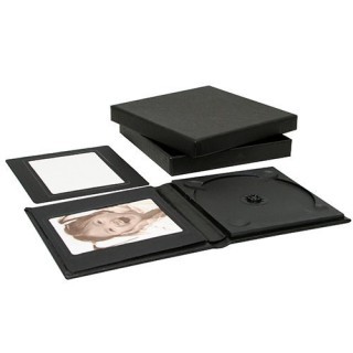 DEKNUDT BOITE DE RANGEMENT DVD ET PHOTO NOIR