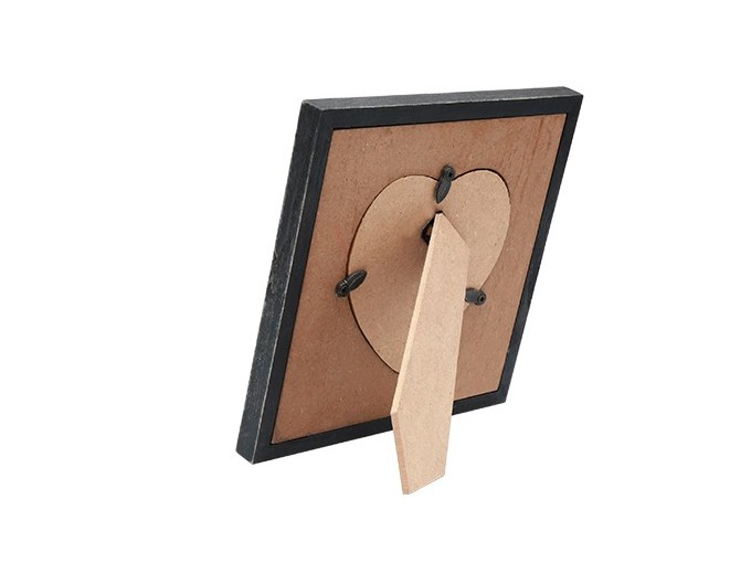 DEKNUDT CADRE BOIS NOIR PH 10X10 AVEC PP TON BOIS