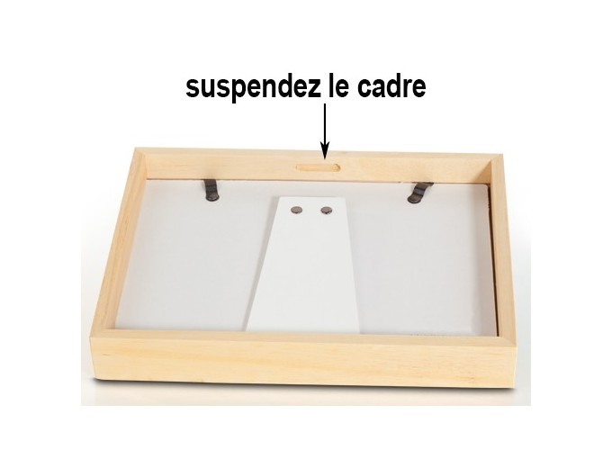 DEKNUDT CADRE BOIS NATUREL AVEC PPTT 10X15