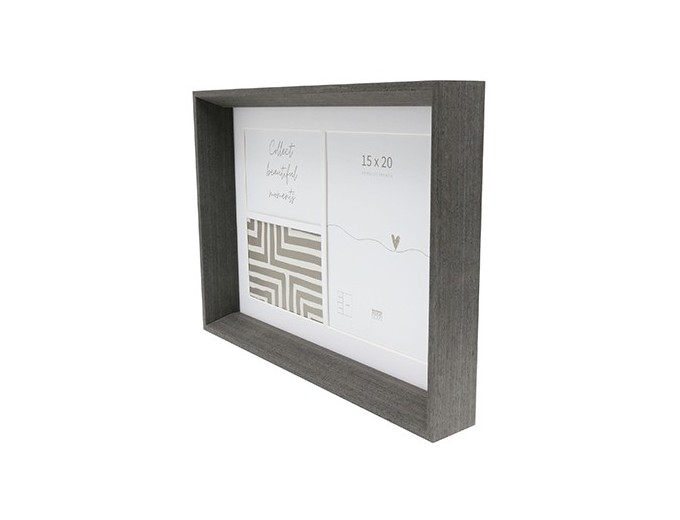 Deknudt cadre bois 3 photos multivue 10x15 et 15x20 S68YH