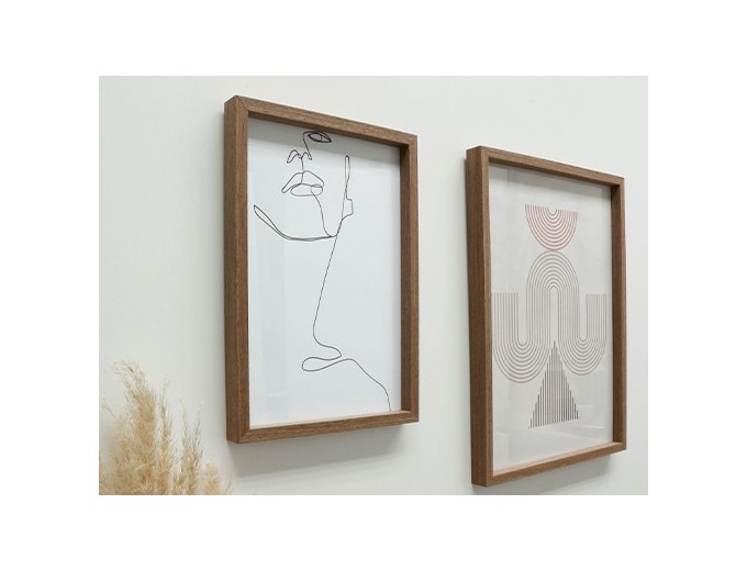 Deknudt cadre bois épuré bois S68XH