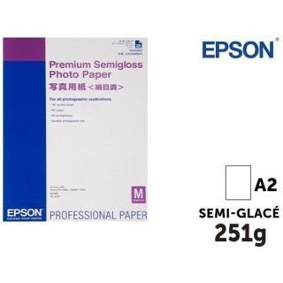 EPSON PAP PHOTO PREMIUM semi-glace A2  251g