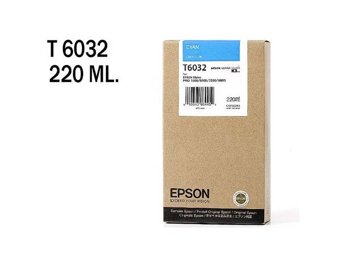 EPSON ENCRE CYAN     SP 7800 9800 7880 9880  220ml