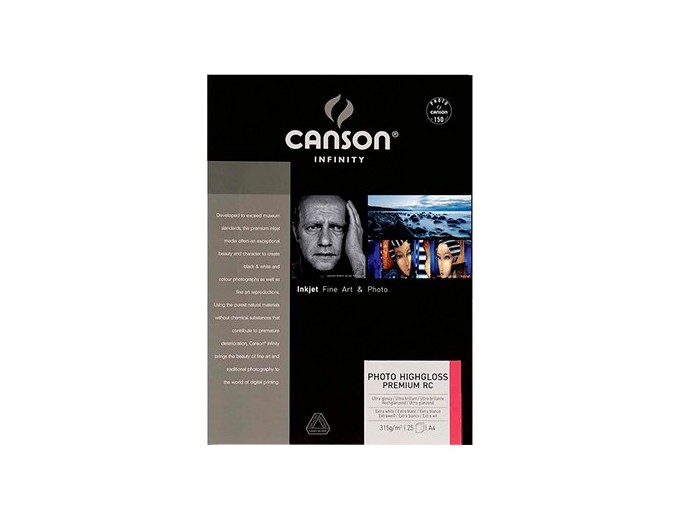 CANSON PHOTO HIGHGLOSS PREMIUM RC 315g A4 10f