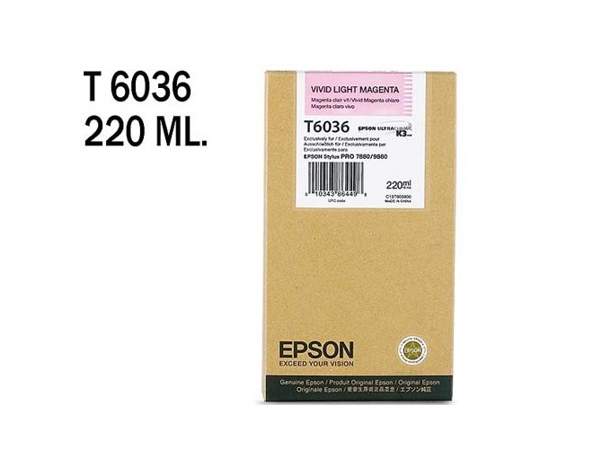 EPSON ENCRE VIVID LIGHT MAGENTA 7880 9880  220ml