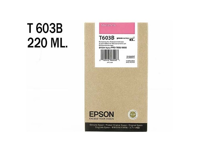 EPSON ENCRE MAGENTA  SP 7800   9800 220ml
