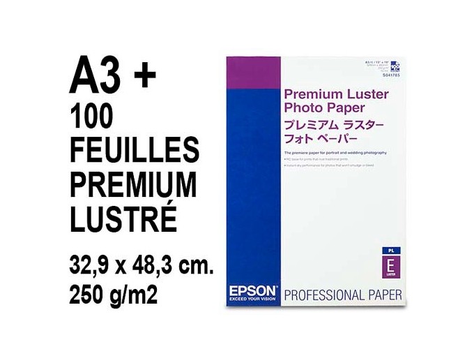 EPSON PREMIUM LUSTRE 250g  100f  A3