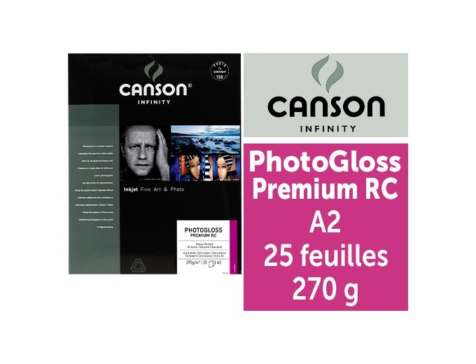 CANSON Photogloss Premium RC  270g Extra blanc